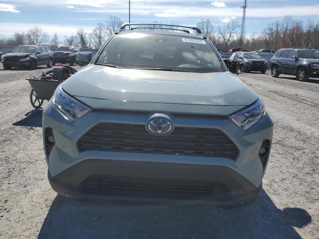 4T3RWRFV5MU025314 - 2021 TOYOTA RAV4 XLE GREEN photo 5