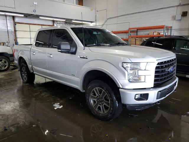 1FTEW1EG9GKG00045 - 2016 FORD F150 SUPERCREW SILVER photo 4