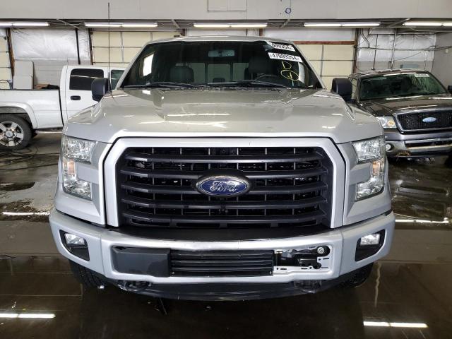 1FTEW1EG9GKG00045 - 2016 FORD F150 SUPERCREW SILVER photo 5