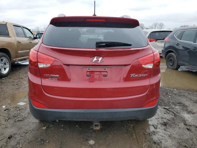 KM8JU3AC1AU111746 - 2010 HYUNDAI TUCSON GLS RED photo 6