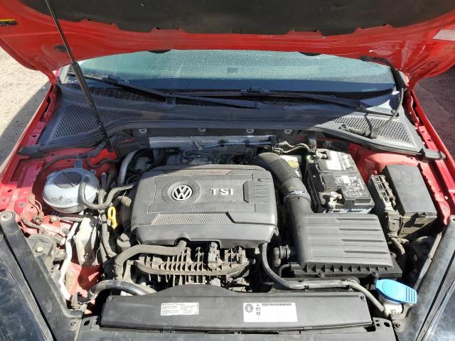 3VW817AU9FM097776 - 2015 VOLKSWAGEN GOLF RED photo 11