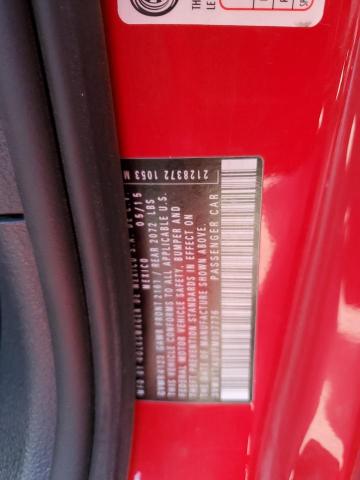 3VW817AU9FM097776 - 2015 VOLKSWAGEN GOLF RED photo 12