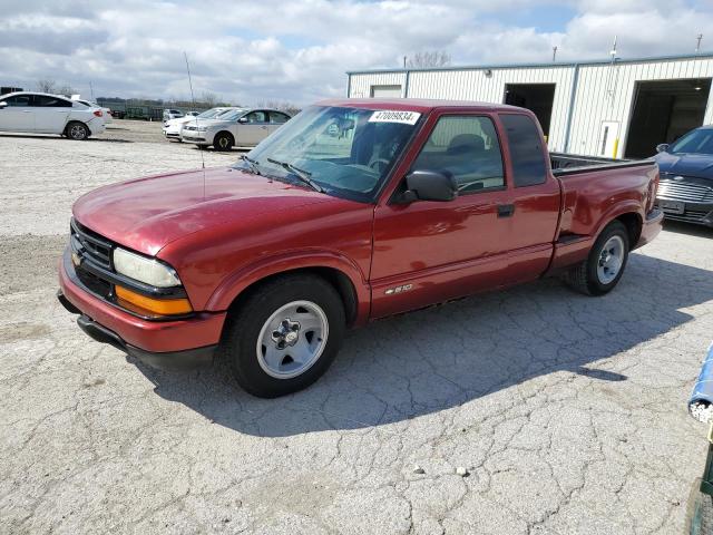 1GCCS19X9W8142077 - 1998 CHEVROLET S TRUCK S10 MAROON photo 1