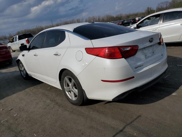 KNAGM4A77F5529945 - 2015 KIA OPTIMA LX WHITE photo 2