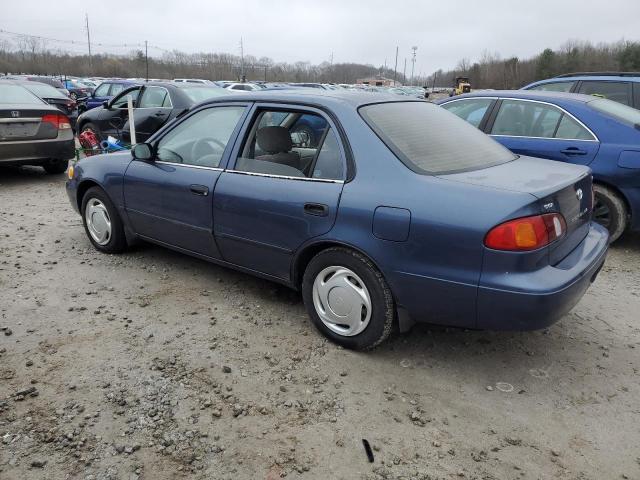 2T1BR12E0YC383243 - 2000 TOYOTA COROLLA VE BLUE photo 2