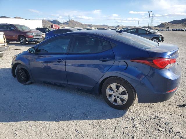 5NPDH4AE6GH764458 - 2016 HYUNDAI ELANTRA SE BLUE photo 2