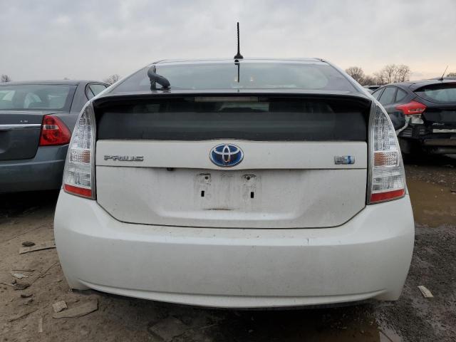 JTDKN3DU6A0138183 - 2010 TOYOTA PRIUS WHITE photo 6