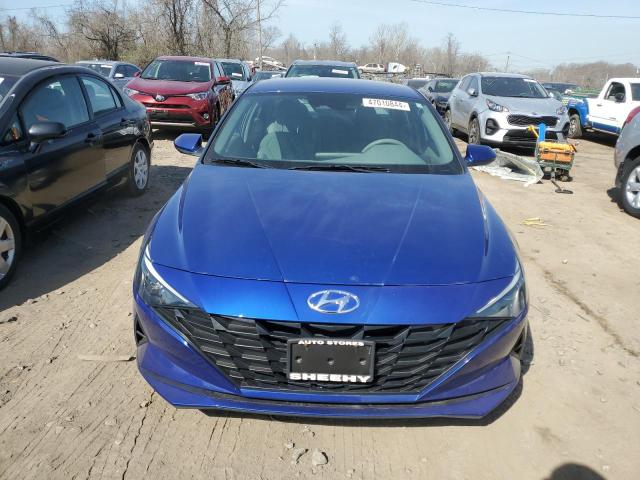 5NPLL4AG9MH014639 - 2021 HYUNDAI ELANTRA SE BLUE photo 5