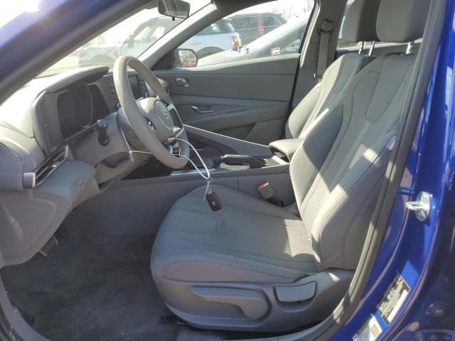 5NPLL4AG9MH014639 - 2021 HYUNDAI ELANTRA SE BLUE photo 7