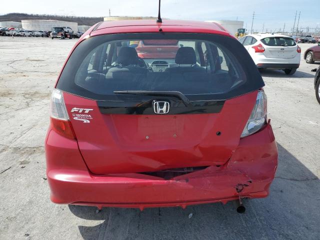 JHMGE88259C006066 - 2009 HONDA FIT RED photo 6