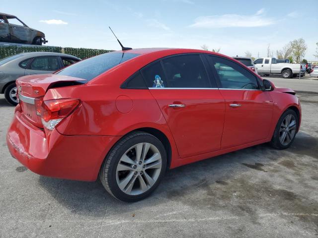 1G1PG5SB5E7414761 - 2014 CHEVROLET CRUZE LTZ RED photo 3