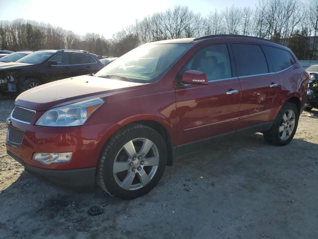 1GNKVLED0CJ352976 - 2012 CHEVROLET TRAVERSE LTZ BURGUNDY photo 1