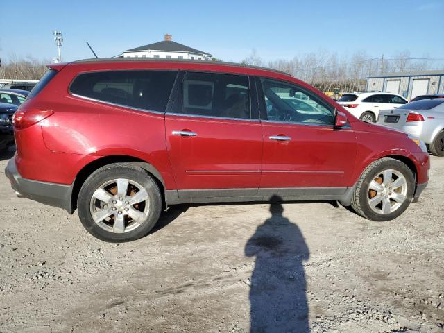 1GNKVLED0CJ352976 - 2012 CHEVROLET TRAVERSE LTZ BURGUNDY photo 3