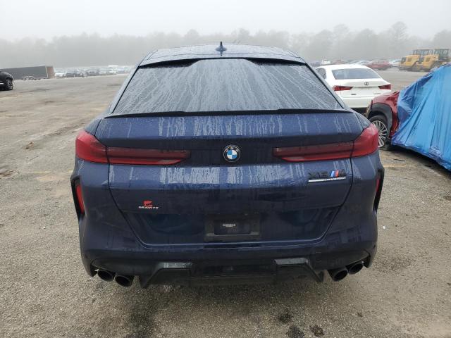 5YMCY0C04L9D67155 - 2020 BMW X6 M BLUE photo 6