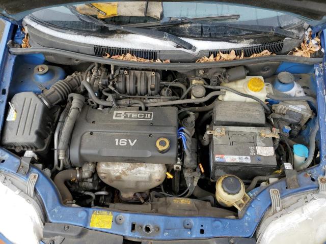 KL1TG656X8B244366 - 2008 CHEVROLET AVEO LT BLUE photo 11