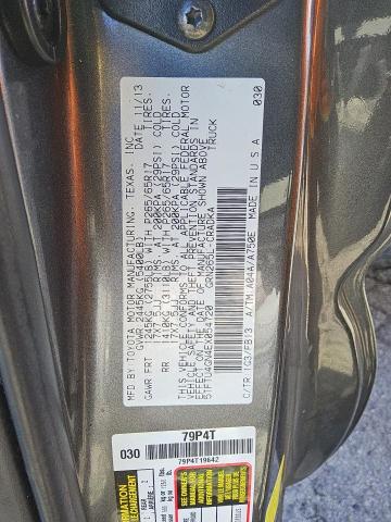 5TFTU4GN4EX054720 - 2014 TOYOTA TACOMA PRERUNNER ACCESS CAB GRAY photo 12