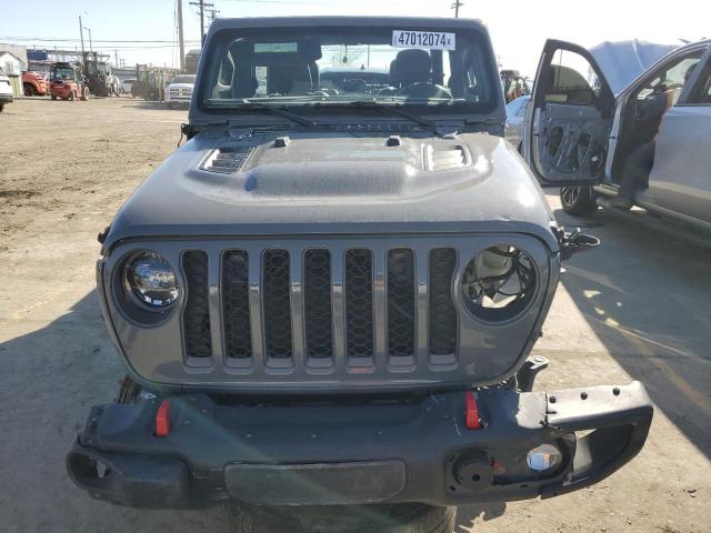 1C6JJTBG5ML514001 - 2021 JEEP GLADIATOR RUBICON GRAY photo 5