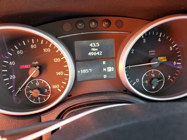 4JGBB8GB1AA605340 - 2010 MERCEDES-BENZ ML 350 4MATIC SILVER photo 9