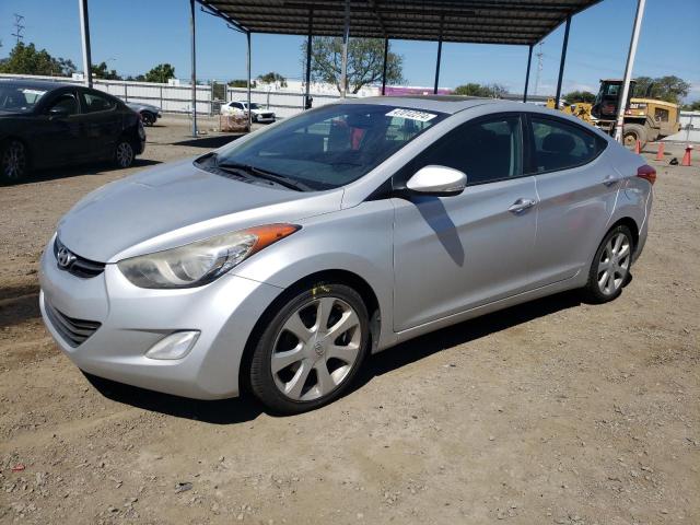 KMHDH4AE4CU418565 - 2012 HYUNDAI ELANTRA GLS SILVER photo 1