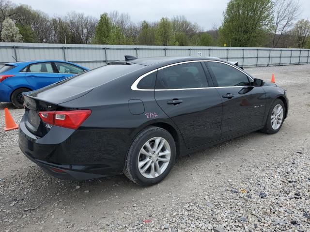 1G1ZE5ST8GF356354 - 2016 CHEVROLET MALIBU LT BLACK photo 3