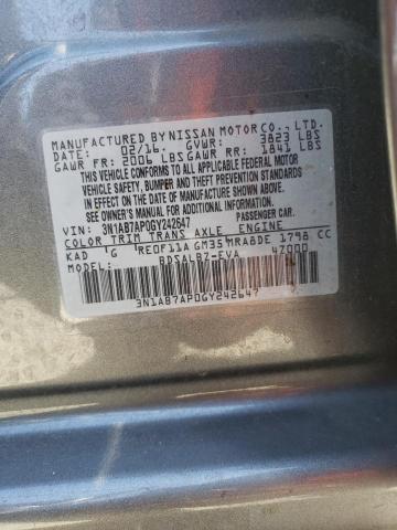 3N1AB7AP0GY242647 - 2016 NISSAN SENTRA S GRAY photo 13