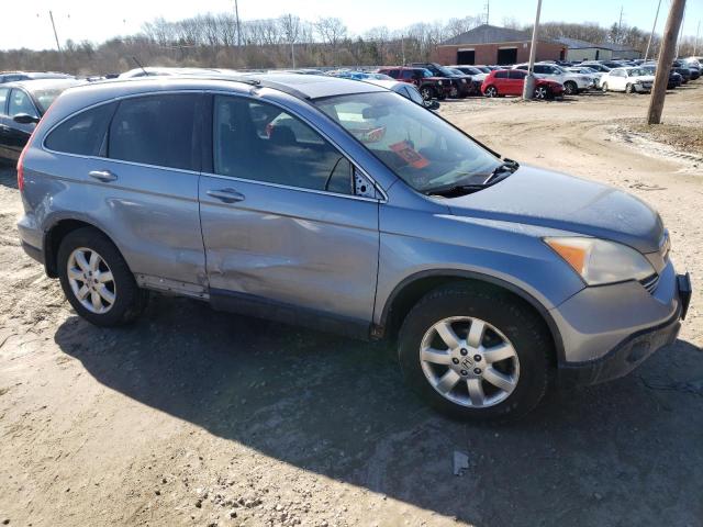 JHLRE48708C054512 - 2008 HONDA CR-V EXL BLUE photo 4