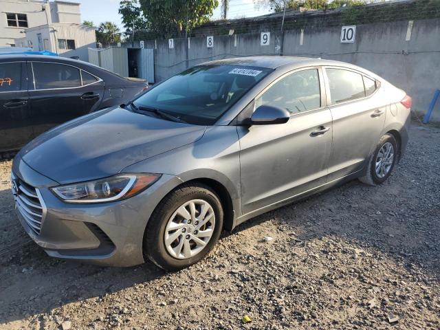 KMHD74LF8HU394920 - 2017 HYUNDAI ELANTRA SE GRAY photo 1