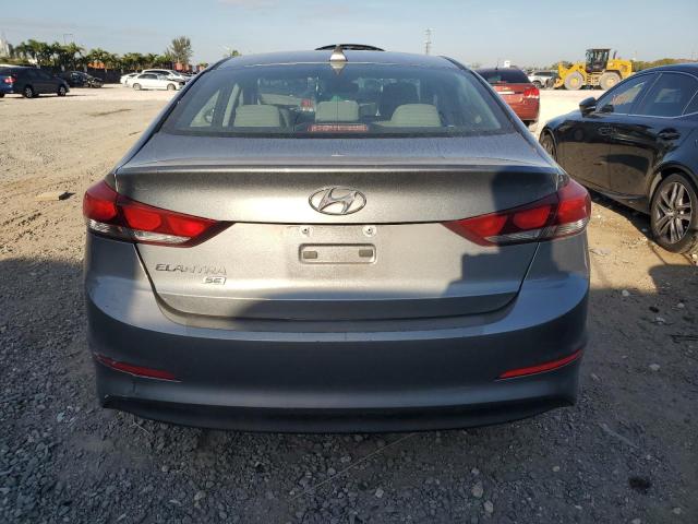 KMHD74LF8HU394920 - 2017 HYUNDAI ELANTRA SE GRAY photo 6