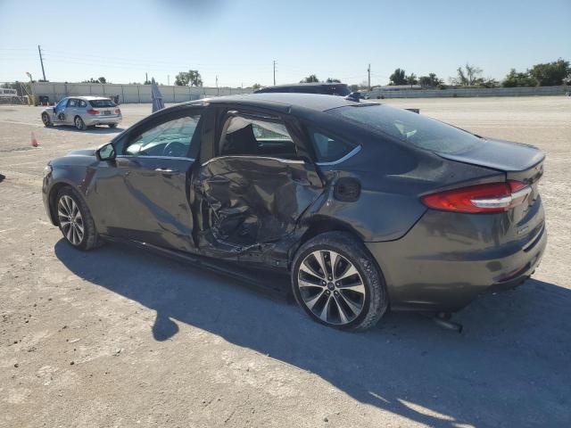 3FA6P0T96KR269564 - 2019 FORD FUSION SE GRAY photo 2