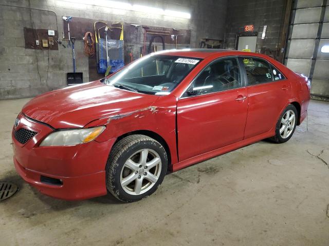4T1BE46K87U071259 - 2007 TOYOTA CAMRY CE RED photo 1