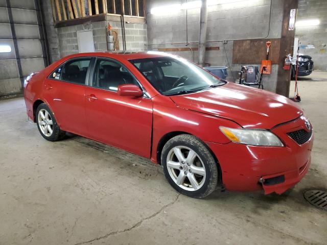 4T1BE46K87U071259 - 2007 TOYOTA CAMRY CE RED photo 4