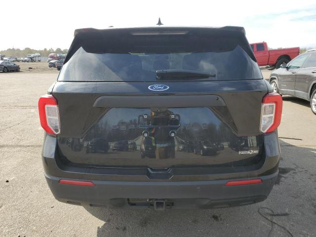 1FM5K8ABXMGA33790 - 2021 FORD EXPLORER POLICE INTERCEPTOR BLACK photo 6