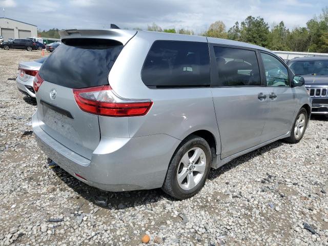 5TDZZ3DC9LS031509 - 2020 TOYOTA SIENNA L SILVER photo 3