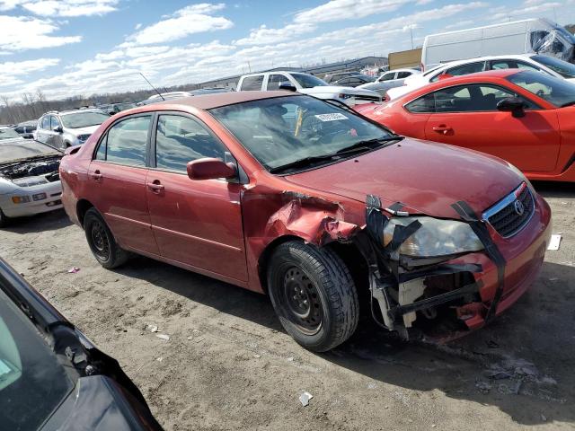 1NXBR32E55Z548452 - 2005 TOYOTA COROLLA CE BURGUNDY photo 4