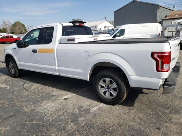 1FTEX1EF2HKC08126 - 2017 FORD F150 SUPER CAB WHITE photo 2