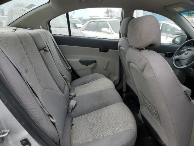 KMHCN46C09U374021 - 2009 HYUNDAI ACCENT GLS SILVER photo 10