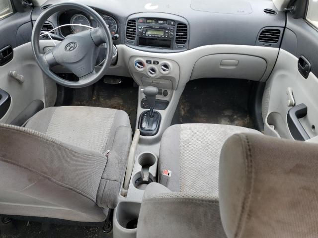 KMHCN46C09U374021 - 2009 HYUNDAI ACCENT GLS SILVER photo 8