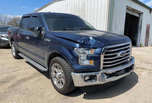 1FTEW1CF1FKD54679 - 2015 FORD F150 SUPERCREW BLUE photo 1