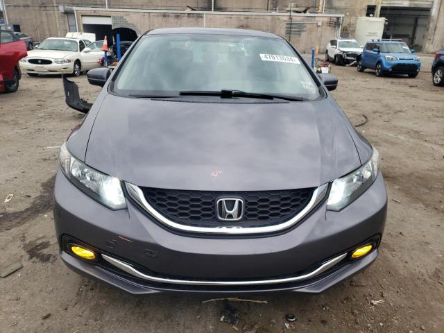 2HGFB2F56FH546942 - 2015 HONDA CIVIC LX GRAY photo 5