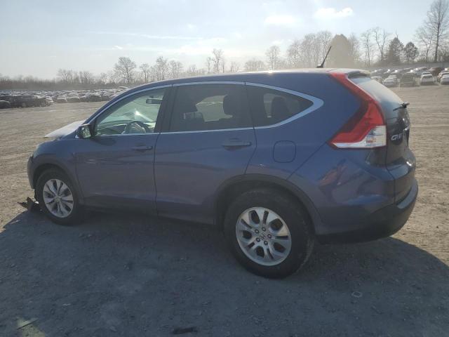 2HKRM4H52EH667732 - 2014 HONDA CR-V EX BLUE photo 2