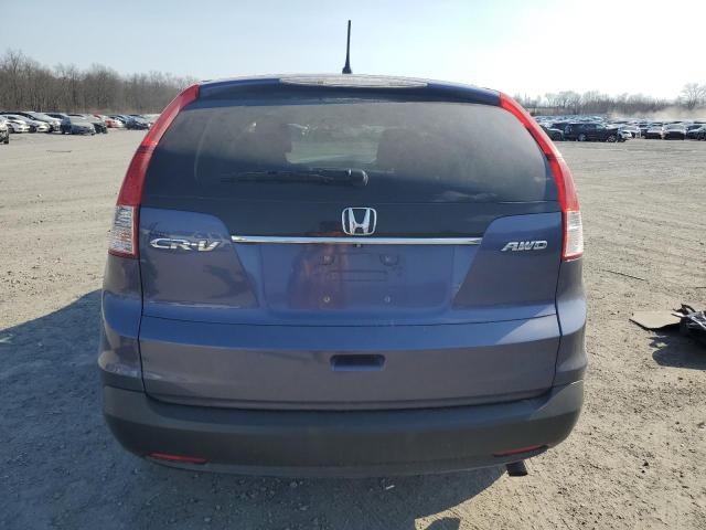 2HKRM4H52EH667732 - 2014 HONDA CR-V EX BLUE photo 6