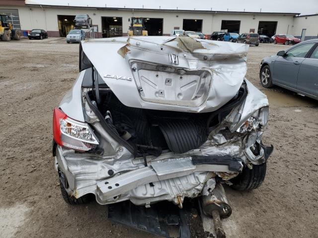 2HGFG12969H520527 - 2009 HONDA CIVIC EXL ვერცხლისფერი ფოტო 6