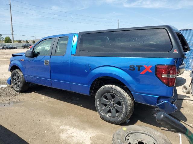 1FTFX1CF2DFC10162 - 2013 FORD F150 SUPER CAB BLUE photo 2