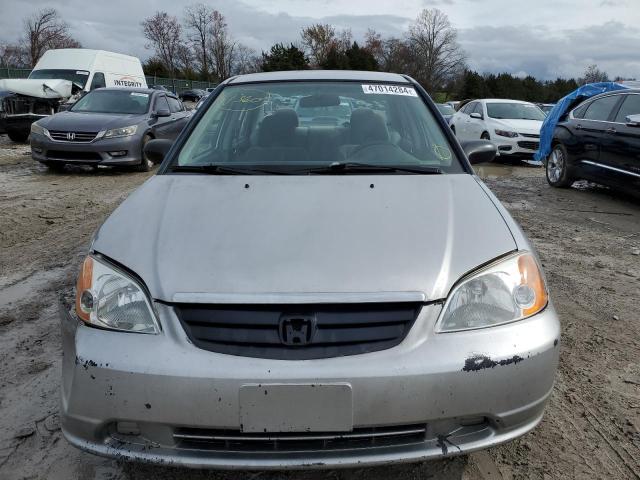 2HGES15523H626547 - 2003 HONDA CIVIC LX SILVER photo 5