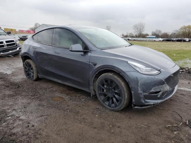 5YJYGDEE7MF251437 - 2021 TESLA MODEL Y GRAY photo 4