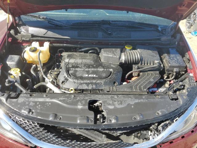 2C4RC1BG5HR778911 - 2017 CHRYSLER PACIFICA TOURING L BURGUNDY photo 12