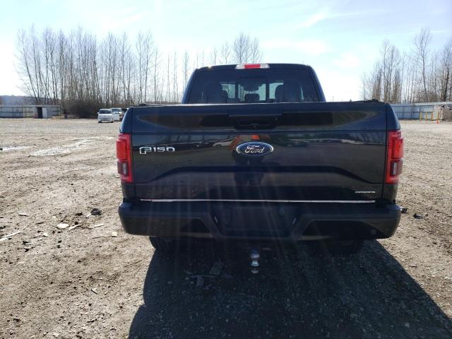 1FTFX1EF9FFB70534 - 2015 FORD F150 SUPER CAB BLACK photo 6