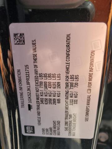 1GKS2JKL8PR321715 - 2023 GMC YUKON XL DENALI BLACK photo 14