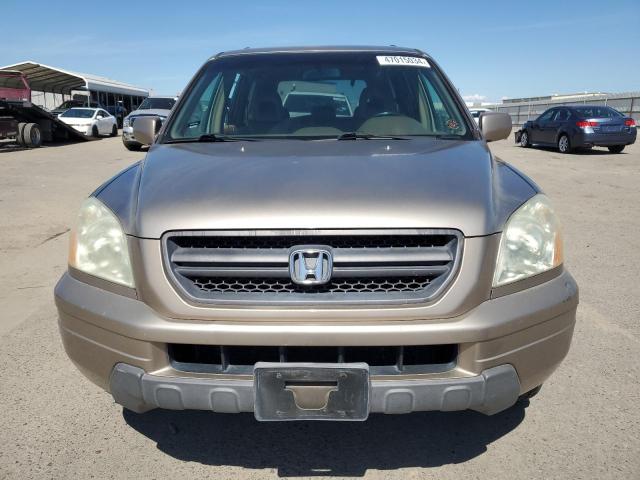 2HKYF18513H600766 - 2003 HONDA PILOT EXL TAN photo 5