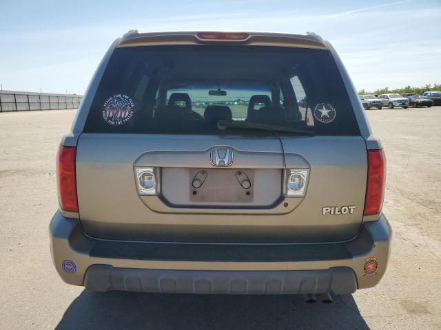 2HKYF18513H600766 - 2003 HONDA PILOT EXL TAN photo 6